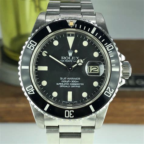 1984 rolex submariner 16800